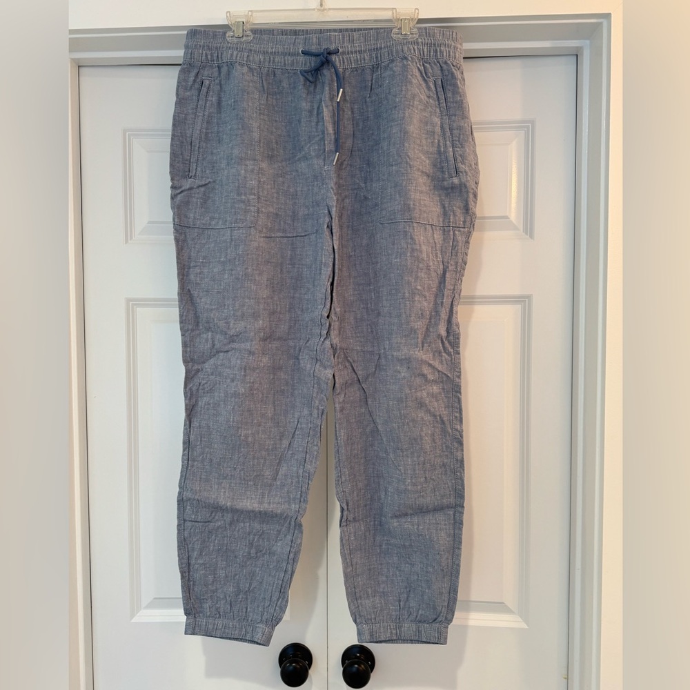 Athleta chambray linen joggers